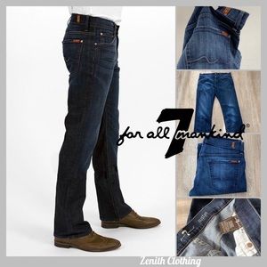 7 jeans Men's Austyn Dark Wash Jeans, 34"